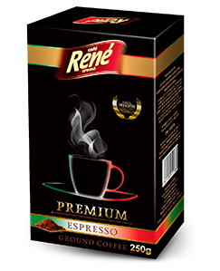 Ground Coffee Premium Espresso - Rene Cafe