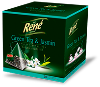 Pyramid Teas Green Tea & Jasmin - Rene Cafe