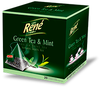 Pyramid Teas Green Tea & Mint - Rene Cafe