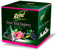 Pyramid Teas Green Tea & Raspberry - Rene Cafe