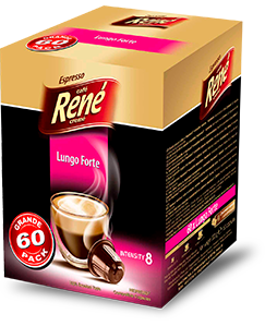 Nespresso Lungo Forte Box of 60 Capsules - Rene Cafe
