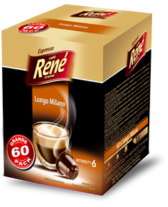 Nespresso Lungo Milano Box of 60 Capsules - Rene Cafe